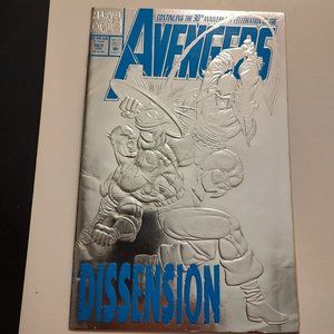 AVENGERS #363 SILVER FOIL EMBOSSED COVER (W) BY  HARRAS (A) BY EPTING & PALMER